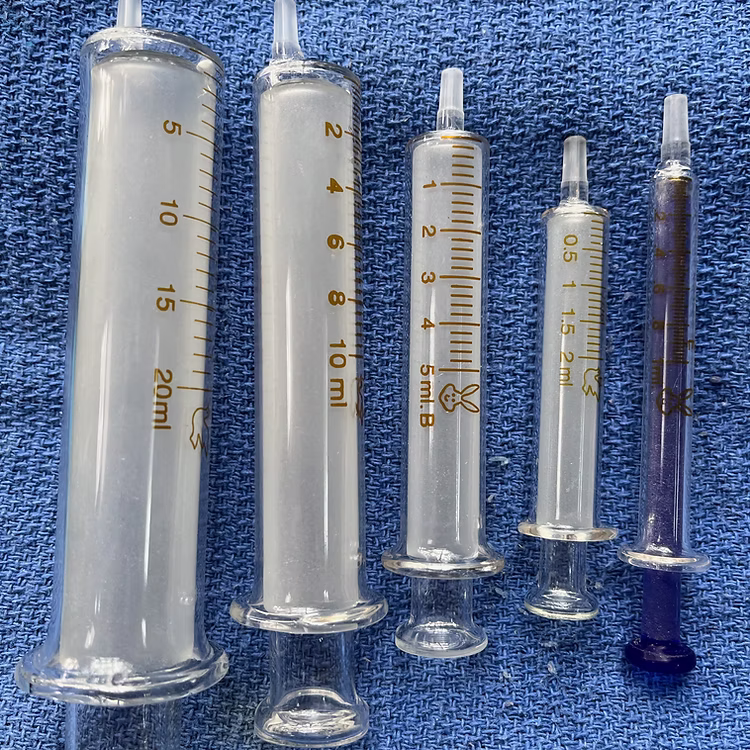 GLASS SYRINGES - Feeding/Medication