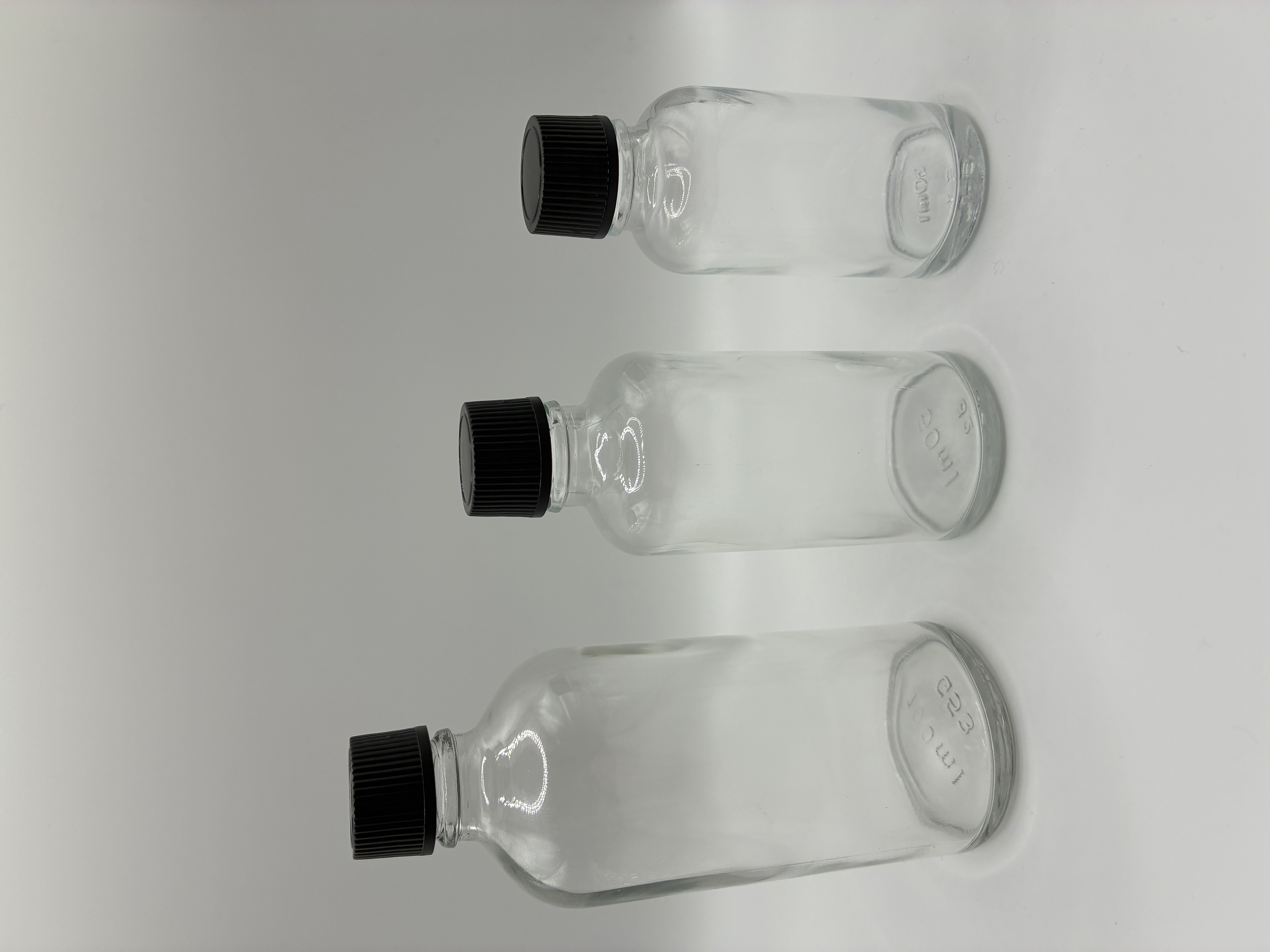 GLASS BOTTLE- CLEAR